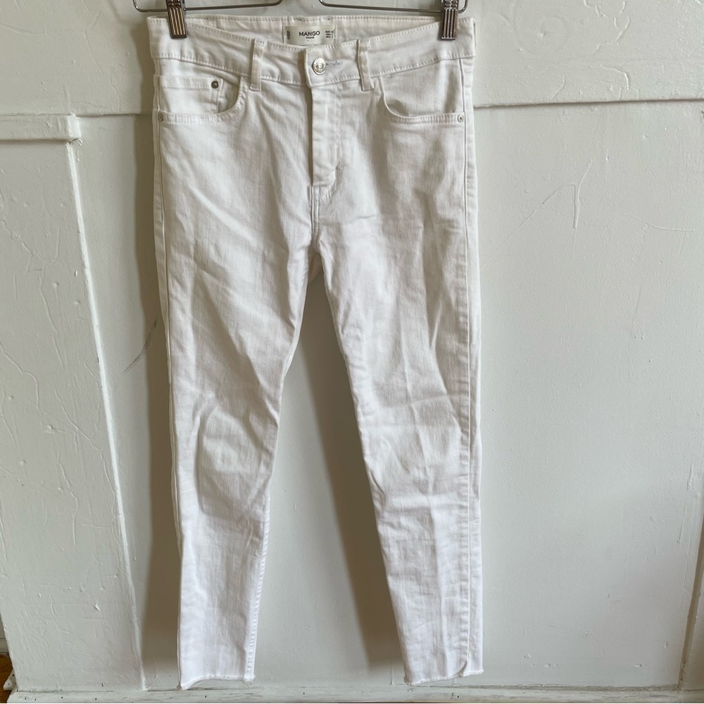 Mango Women’s White Skinny Jeans